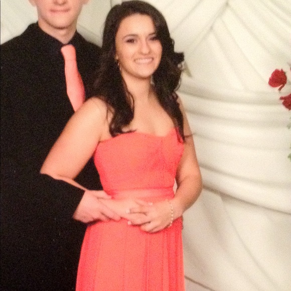 Party/prom BCBG runway strapless dress size 0. - Picture 1 of 8